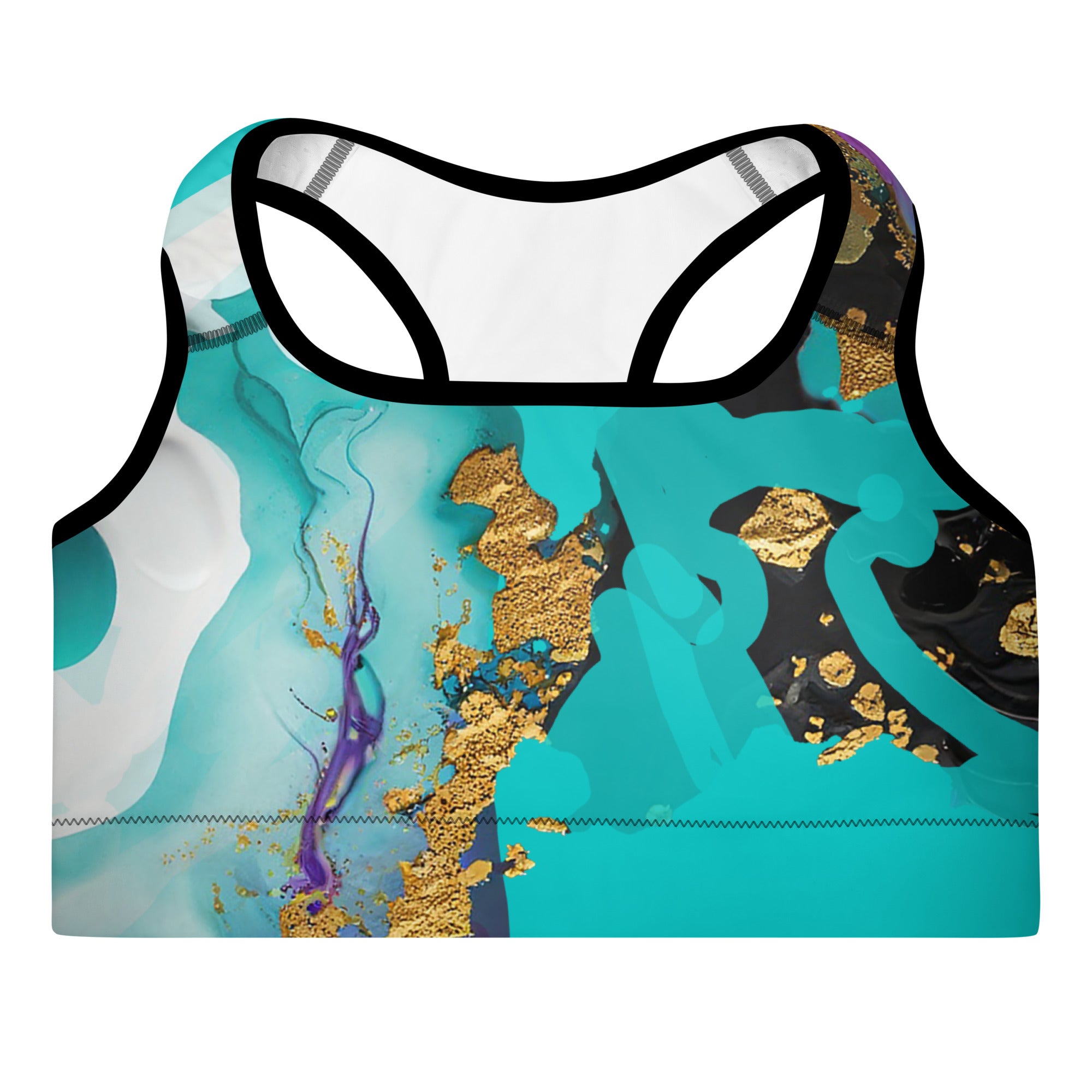 Gym Top for Women. Sports Bra. Fitness top or Dance top. Yoga top or bra for pilates. Artz by WickedYo.